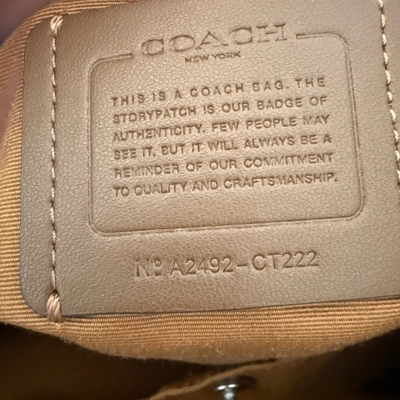 Coach Floral Shoulder Bag and Wallet Set - Red, Purple, Yellow on Cream - Picture 8 of 16